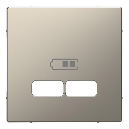 Накладка на розетку USB Schneider Electric MERTEN D-LIFE, никель, MTN4367-6050