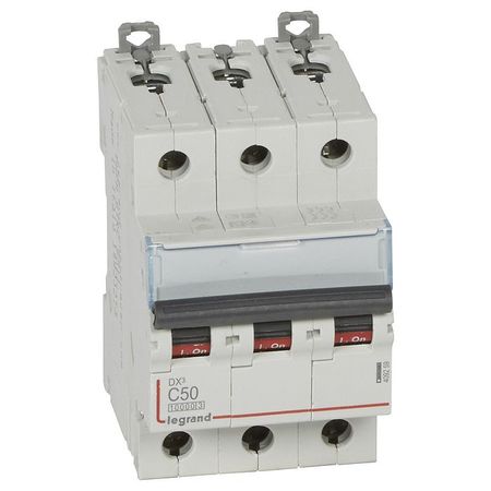 Автоматический выключатель Legrand DX³ 3P 50А (C) 16кА, 409259