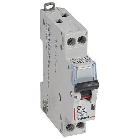 Автоматический выключатель Legrand DX³ 2P 20А (C) 10кА, 407743