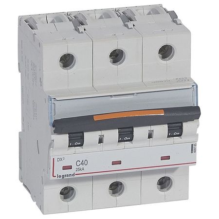 Автоматический выключатель Legrand DX³ 3P 40А (C) 25кА, 409785