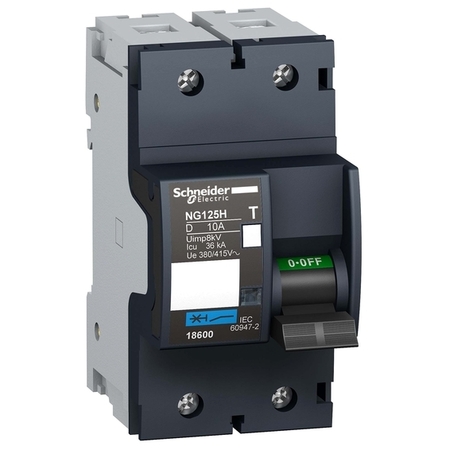 Автоматический выключатель Schneider Electric Acti9 2P 10А (C) 70кА, 18714
