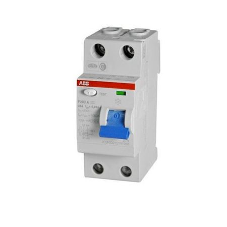 УЗО ABB F200AC 2P 25А, 300 мА ( AC ), F202 AC-25//0,3, 2CSF202001R3250