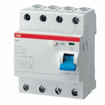 УЗО ABB F200A S 4P 63А, 300 мА ( A ), F204 A S-63//0,3, 2CSF204201R3630