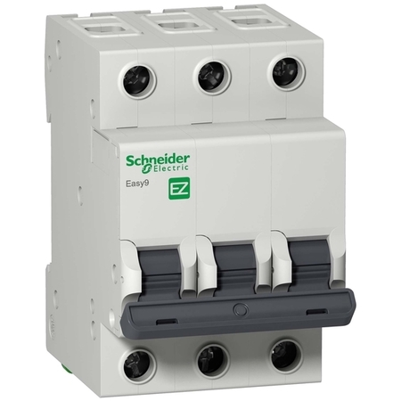 Автоматический выключатель Schneider Electric Easy9 3P 50А (C) 4.5кА, EZ9F34350
