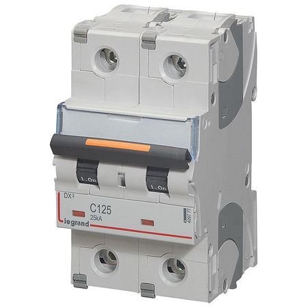 Автоматический выключатель Legrand DX³ 2P 125А (C) 25кА, 409777