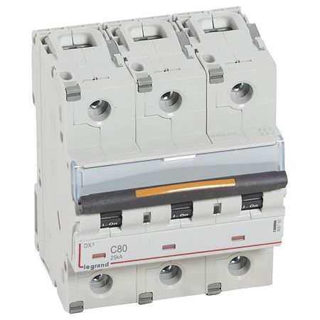 Автоматический выключатель Legrand DX³ 3P 80А (C) 25кА, 409788