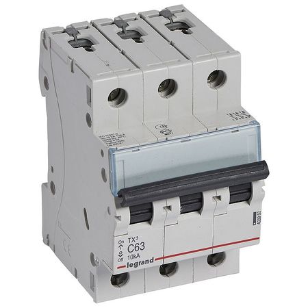 Автоматический выключатель Legrand TX³ 3P 63А (C) 10кА, 403950