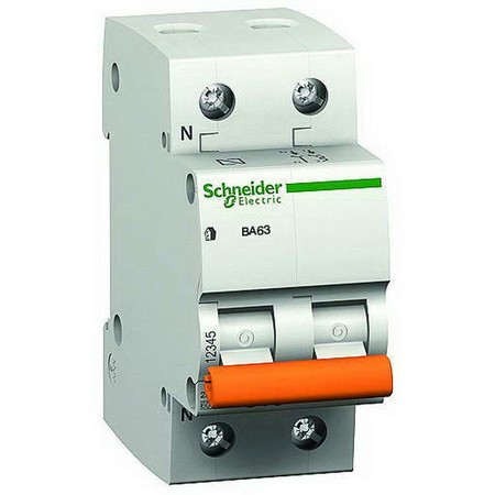 Автоматический выключатель Schneider Electric Домовой 1P+N 50А (C) 4.5кА, 11218