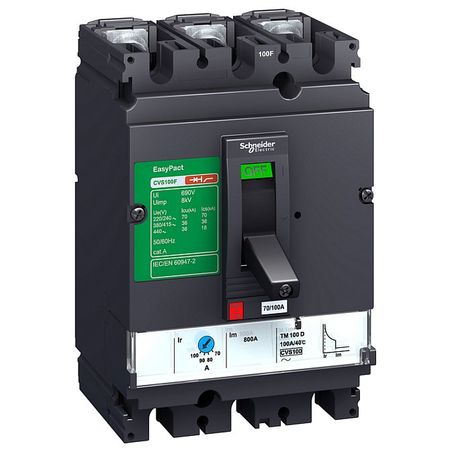 Силовой автомат Schneider Electric EasyPact CVS 100, TM-D, 36кА, 3P, 32А, LV510332