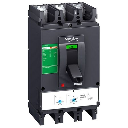 Силовой автомат Schneider Electric EasyPact CVS 400, ETS 2.3, 36кА, 3P, 400А, LV540505