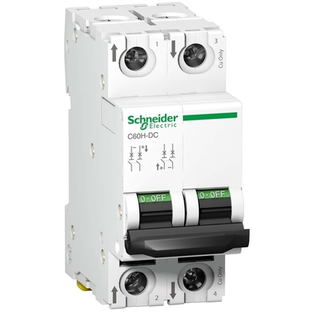 Автоматический выключатель Schneider Electric Acti9 2P 2А (C) 10кА, A9N61522