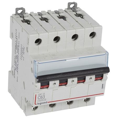 Автоматический выключатель Legrand DX³ 4P 63А (C) 6кА, 407311