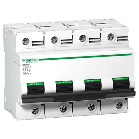 Автоматический выключатель Schneider Electric Acti9 4P 100А (D) 10кА, A9N18392