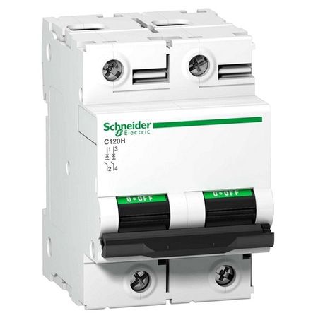 Автоматический выключатель Schneider Electric Acti9 2P 100А (B) 15кА, A9N18414