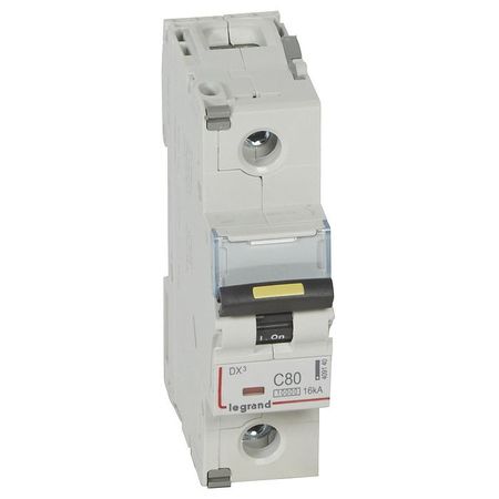 Автоматический выключатель Legrand DX³ 1P 80А (C) 16кА, 409140