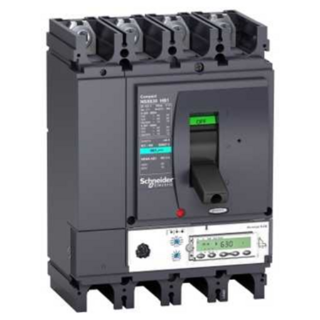 Силовой автомат Schneider Electric Compact NSX 400, Micrologic 5.3 E, 75кА, 4P, 400А, LV433627