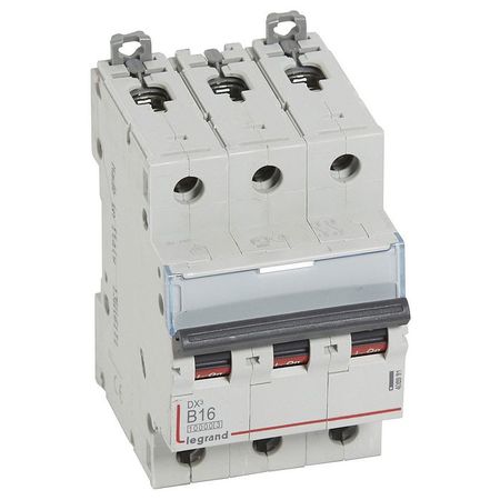 Автоматический выключатель Legrand DX³ 3P 16А (B) 16кА, 408991