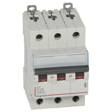 Автоматический выключатель Legrand DX³ 3P 25А (C) 16кА, 409256