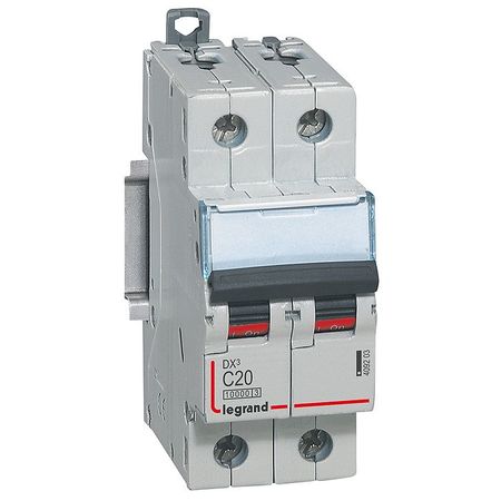 Автоматический выключатель Legrand DX³ 2P 20А (C) 16кА, 409203