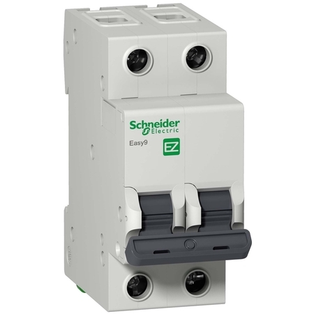 Автоматический выключатель Schneider Electric Easy9 2P 16А (C) 4.5кА, EZ9F34216
