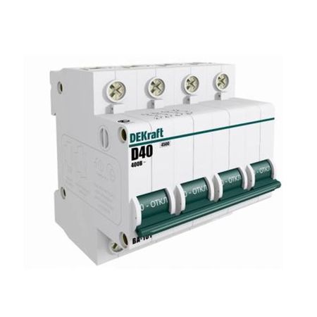 Автоматический выключатель DEKraft ВА-101 4P 10А (C) 4.5кА, 11089DEK
