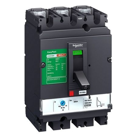 Силовой автомат Schneider Electric EasyPact CVS 100, MA, 40кА, 3P, 2.5А, LV510430