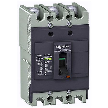 Силовой автомат Schneider Electric Easypact EZC 100, TM-D, 10кА, 3P, 63А, EZC100F3063