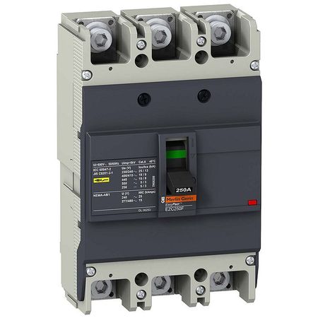 Силовой автомат Schneider Electric Easypact EZC 250, TM-D, 15кА, 3P, 160А, EZC250F3160