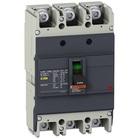 Силовой автомат Schneider Electric Easypact EZC 250, TM-D, 25кА, 3P, 200А, EZC250N3200