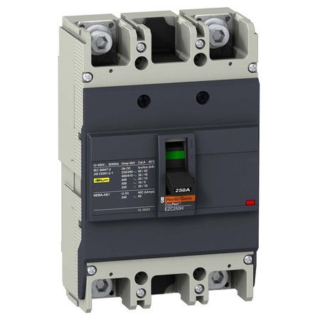 Силовой автомат Schneider Electric Easypact EZC 250, TM-D, 36кА, 3P, 125А, EZC250H2125