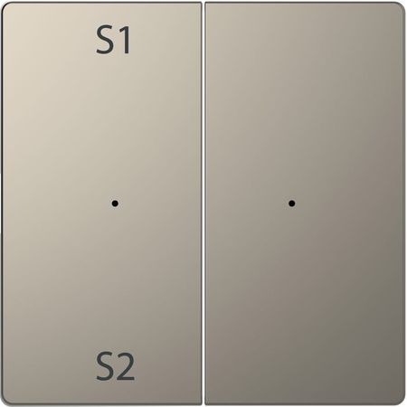 Клавиша двойная Schneider Electric MERTEN D-LIFE, никель, MTN5226-6050