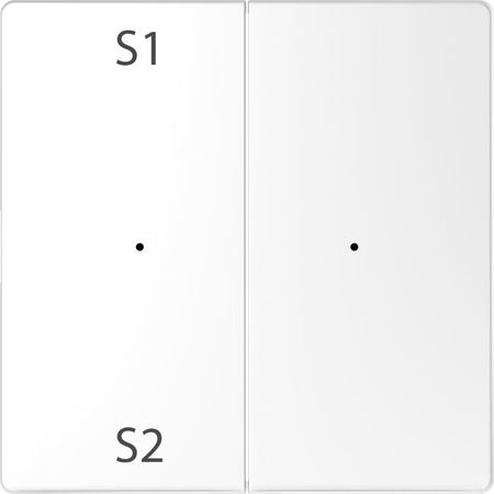 Клавиша двойная Schneider Electric MERTEN D-LIFE, белый лотос, MTN5226-6035