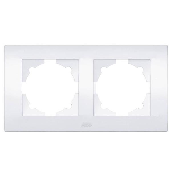 Рамка 2 поста ABB COSMO, белый, 612-010200-226