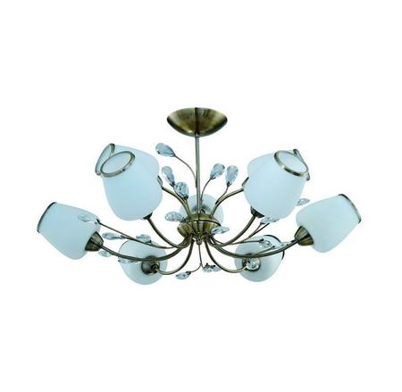 Потолочная люстра IDLamp Elda 834/9PF-Oldbronze