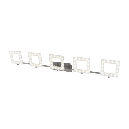 Светодиодный спот IDLamp Piazza 106/5PF-LEDWhitechrome
