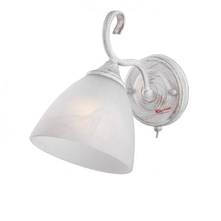 Бра IDLamp Olsa 278/1A-Whitepatina