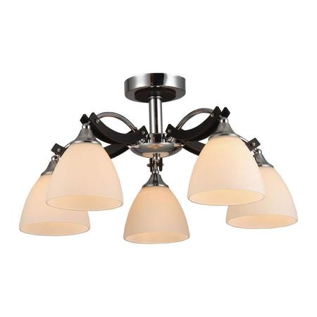 Потолочная люстра IDLamp Fayora 287/5PF-Blackchrome