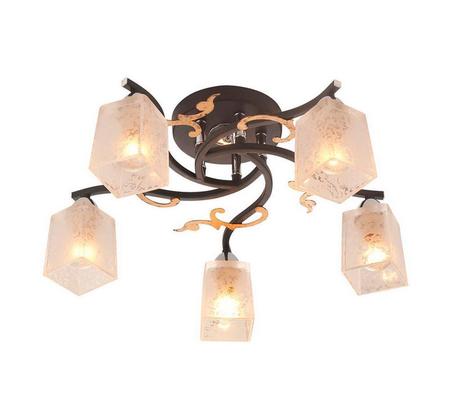 Потолочная люстра IDLamp Edda 206/5PF-Blackchrome