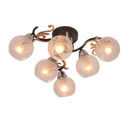 Потолочная люстра IDLamp Pearl 216/6PF-Blackchrome