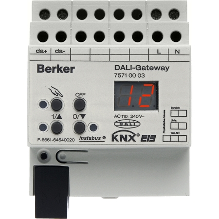 KNX DALI-Gateway REG цвет: светло-серый instabus, 75710003