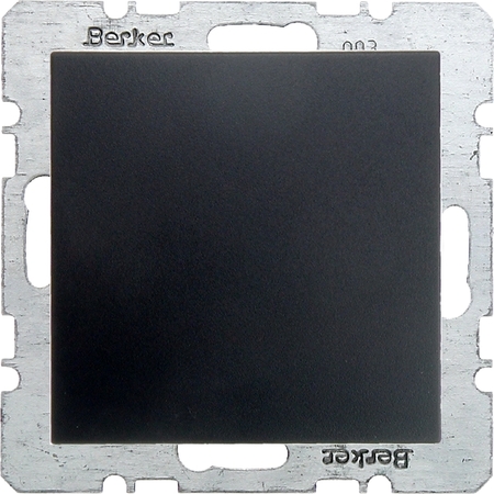Объектный регулятор температуры с кнопочным интерфейсом цвет: антрацит, матовый Berker B.1/B.3/B.7 Glas, 75441285