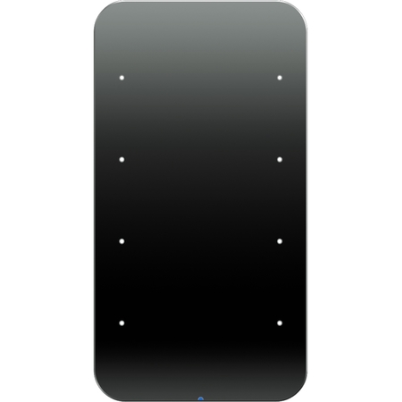 Touch sensor, 4-канальный, стекло,Комфорт With integral bus coupling unit, черный, R.1, 75144865