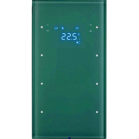 Touch sensor, 3-канальный, стекло, with thermostat, полярн.белый, R.3, 75643050