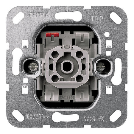 Механизм переключателя 1-клавишного Gira F100, скрытый монтаж, 00010600