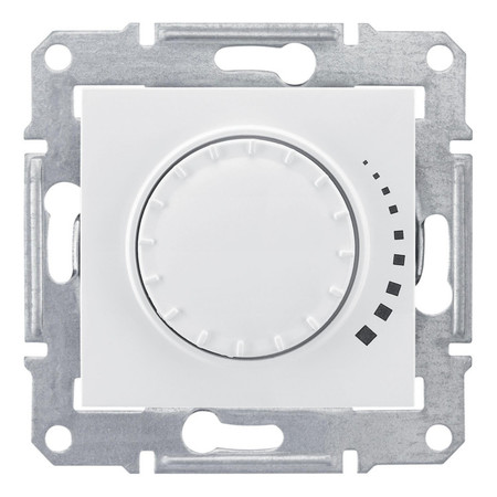 Светорегулятор поворотный Schneider Electric SEDNA, 500Вт, белый, SDN2200421