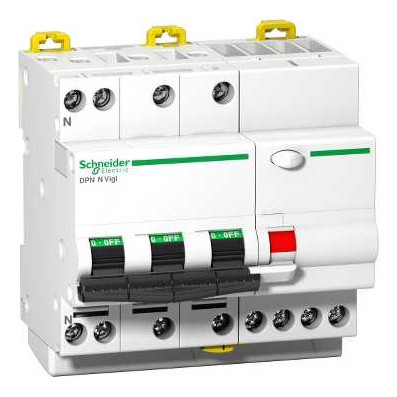 Дифавтомат Schneider Electric Acti9 3P+N 32А (C) 6кА 30мА (AC), A9D32732