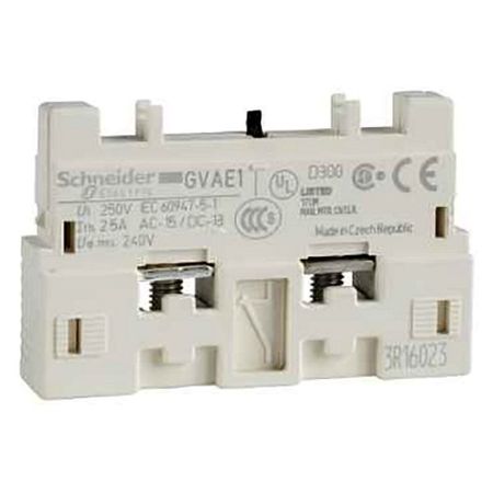 ДОПОЛНИТЕЛЬНЫЙ БЛОК КОНТАКТОВ НО ИЛИ НЗ, GVAE1TQ