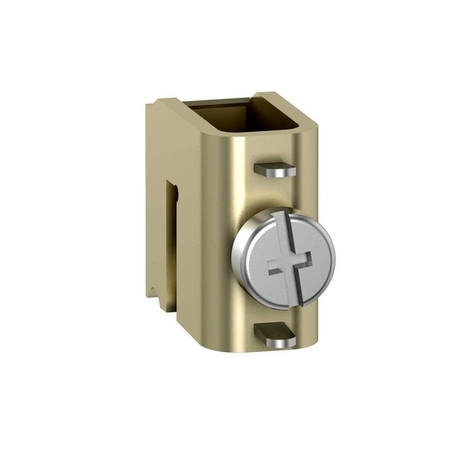 КЛЕММЫ ДЛЯ ПЛОСКИХ ШИН 5ММ, 1P, 270А, ПОД КАБЕЛЬ 4-35 ММ, LA9ZX01285