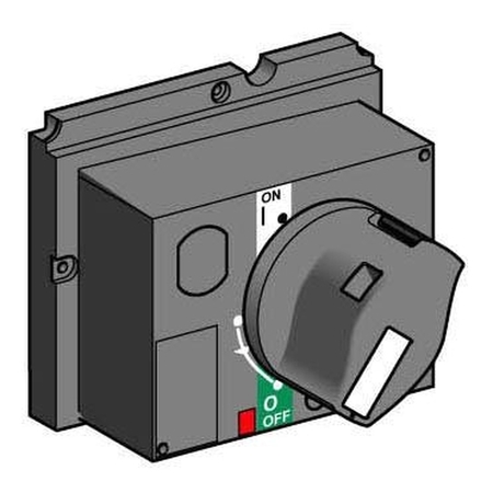 ПОВОРОТНАЯ РУКОЯТКА УПРАВЛЕНИЯ ЧЕРНАЯ, GV7AP03