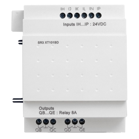 МОДУЛЬ РАСШИР ДИСКР 6ВХ/4ВЫХ =24В, SR3XT101BD
